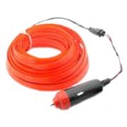 12v EL Wire With Car Lighter Plug Orange Bing light
