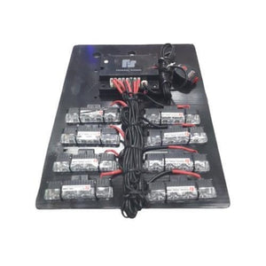 12v 3 Led x 8 Grill Mount Red Led-4g-8b Federal Signal