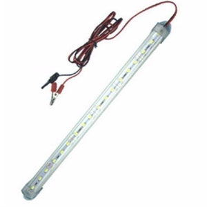 12v 3ft Led Rigid Strip With Battery Clamps & Switch