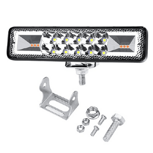 12v Led Warning Light 6000k & Amber Bing Light