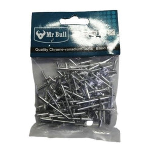 4x10mm Rivets 50 piece pack Mr Bull