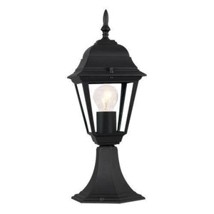 E27 60w Outdoor Pillar Lantern Black L204 Bright Star