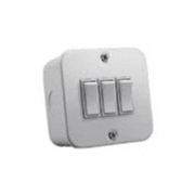 3 Lever Industrial Switch White A-M103 Ausma