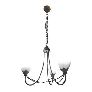 E14 x 3 Hanging Wooden Chandelier Bing Light