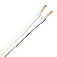 Twin Flex 1.0mm White 1m Length