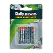 AAA 1.5V Daily Power  Batteries 4 Pack