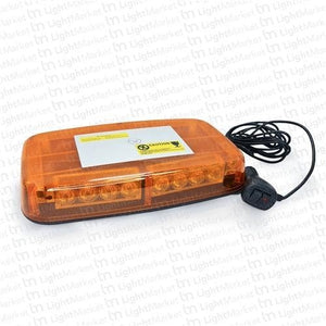 12-24v 24 LED Amber Cover Magnetic Roof Mount KM102 Bing Light