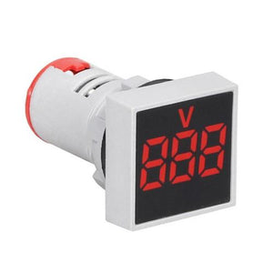 22mm AC 12-500V Square Panel LED Digital Voltage Meter Indicator Light AD1622FSV