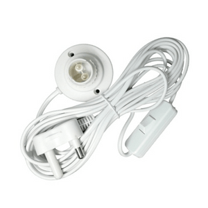 10m B22 Lamp Holder With Switch Redisson