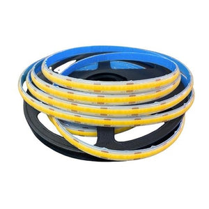 12v 10mm Submersible 576 LED COB Strip Light IP68 5m Roll 3500k Bing Light