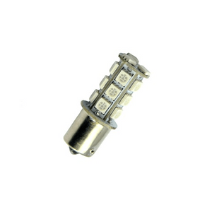 12v Ba15s 5050 x 18 Led Bulb Amber Bing Light