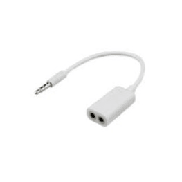 1 Male to 2 Female AUX Adapter Apple