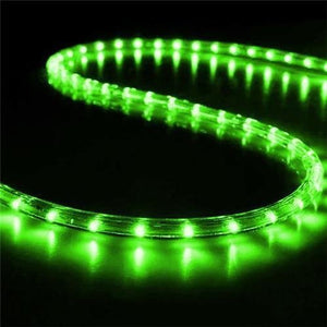 220v 2 Wire Round Led Rope Light Green 1m Bing Light - CLEARANCE SALE