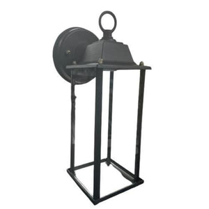 4 Panel Glass Wall Lamp Black - HT