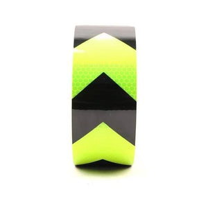 Reflective Arrow Tape 50mmx5m Yellow and Black
