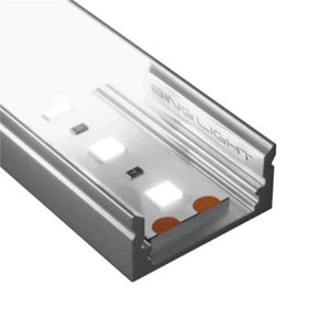 1M Surface Mounted Aluminium Channel for LED Strip Lights 17x7mm Bing Light - 509