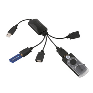 Usb 4 Port Hub - Cabled