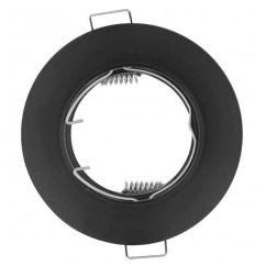 Black Downlight Holder Straight MD501/BK