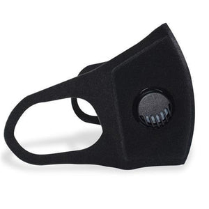 Adults Face Mask Skywalker Foam Filter Dual Valve - Black