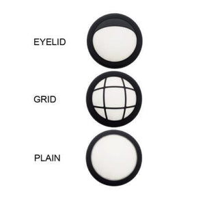 Round 10w Led Wall Lamp 4000k Black IP67 BH048