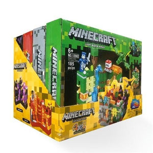 Minecraft 4 in 1 LED Light Block Series Building Blocks - 728 PCS
