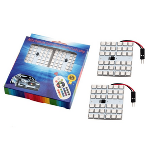Auto Remote Controlled Colorful 36 LED Lamp