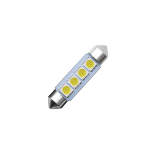 12v 5050 x 4 Led Festoon Budget Bulb 6000k Bing Light