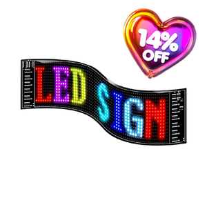 5V 2A 16x32 LED Programmable Matrix Panel 70x 173mm