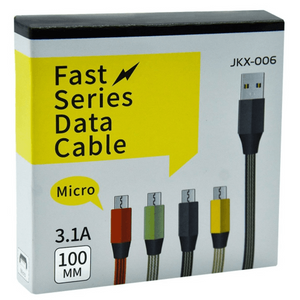 Micro USB 3.1A Fast Charging Braided Cable