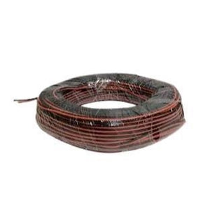Twin Flex 1.5mm Red and Black 100m Roll BS-0100