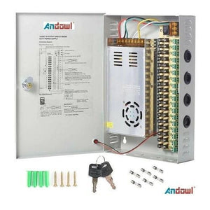 12v 25 Amp 18 Channel CCTV Power Supply