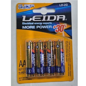Leida Super Energy AA Batteries 1.5V 4 Pack