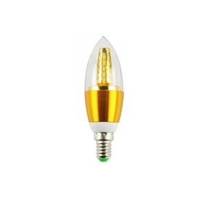 E14 3w Led Candle Bulb 3000k Gold HD-BLB03W