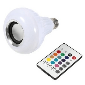E27 12w Led Bulb With Built in Bluetooth Speaker RGB + 6000K HD-BLC12W