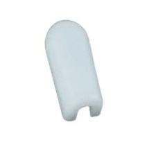 12v 5mm Neon Flex End Cap Baby Blue 10 Piece