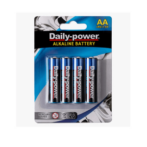 AA Alkaline Batteries 4 Pack