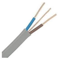 Cable Twin Flat 2.5mm White 1m HQ