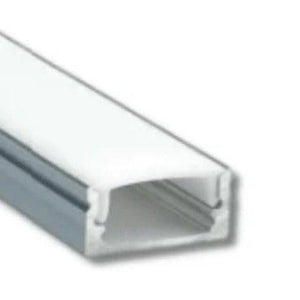 2M Surface Mounted Aluminium Channel for LED Strip Lights Bing Light 15.5x6.7mm - 610