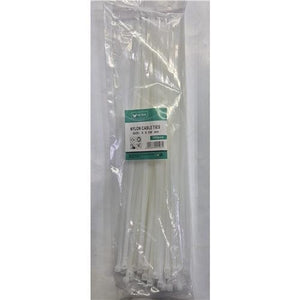 Cable Ties 5 x 350mm White 100 Pack