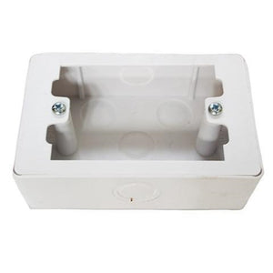 4x2 Surface Extension Wall Box PVC - copy - Delete