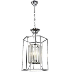 Polished Chrome Chandelier with Crystals CH088/3 CHROME Brightstar