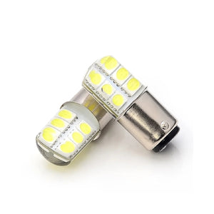 12V Double Contact LED Brake Lights White 2 Pack - (2835-12-1157)