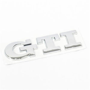 Chrome Metal Car GTI Badge Logo