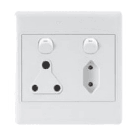 4x4 Double Wall Plug 3 Pin With 2 Pin D02 Redisson