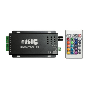 12v Rgb Ir Music Led Controller With Remote
