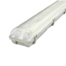 T8 4ft 18w x 2 Led Complete Fitting 2 Sided Waterproof 6000k