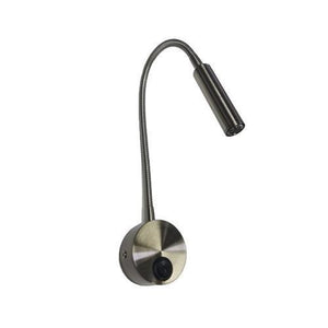 Bedside wall lamp 4w Satin Chrome 8701