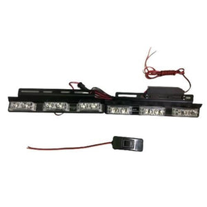 12-24v 2 Module x 6 Led Grill Mount Flashing White Km3 Electro Gadgets