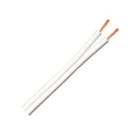 0.5mm Twin Flex White 1m