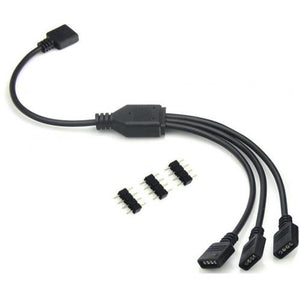 RGB 4 Pin 1 to 3 Splitter